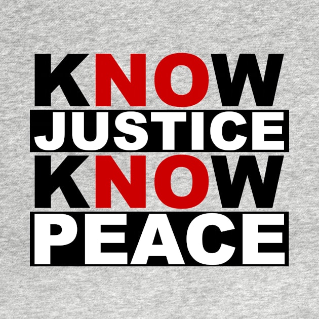 know justice know peace by polisci